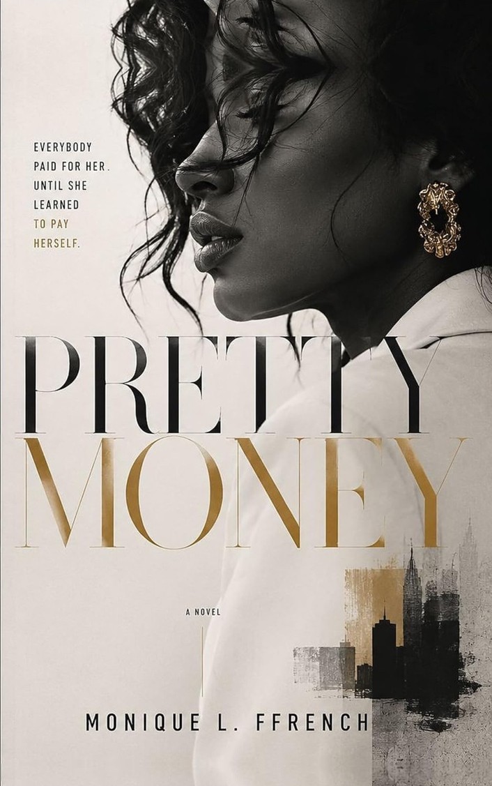 PRETTY MONEY, a novel by Monique L. Ffrench. Cover text: Everybody paid for her. Until she learned to pay herself.